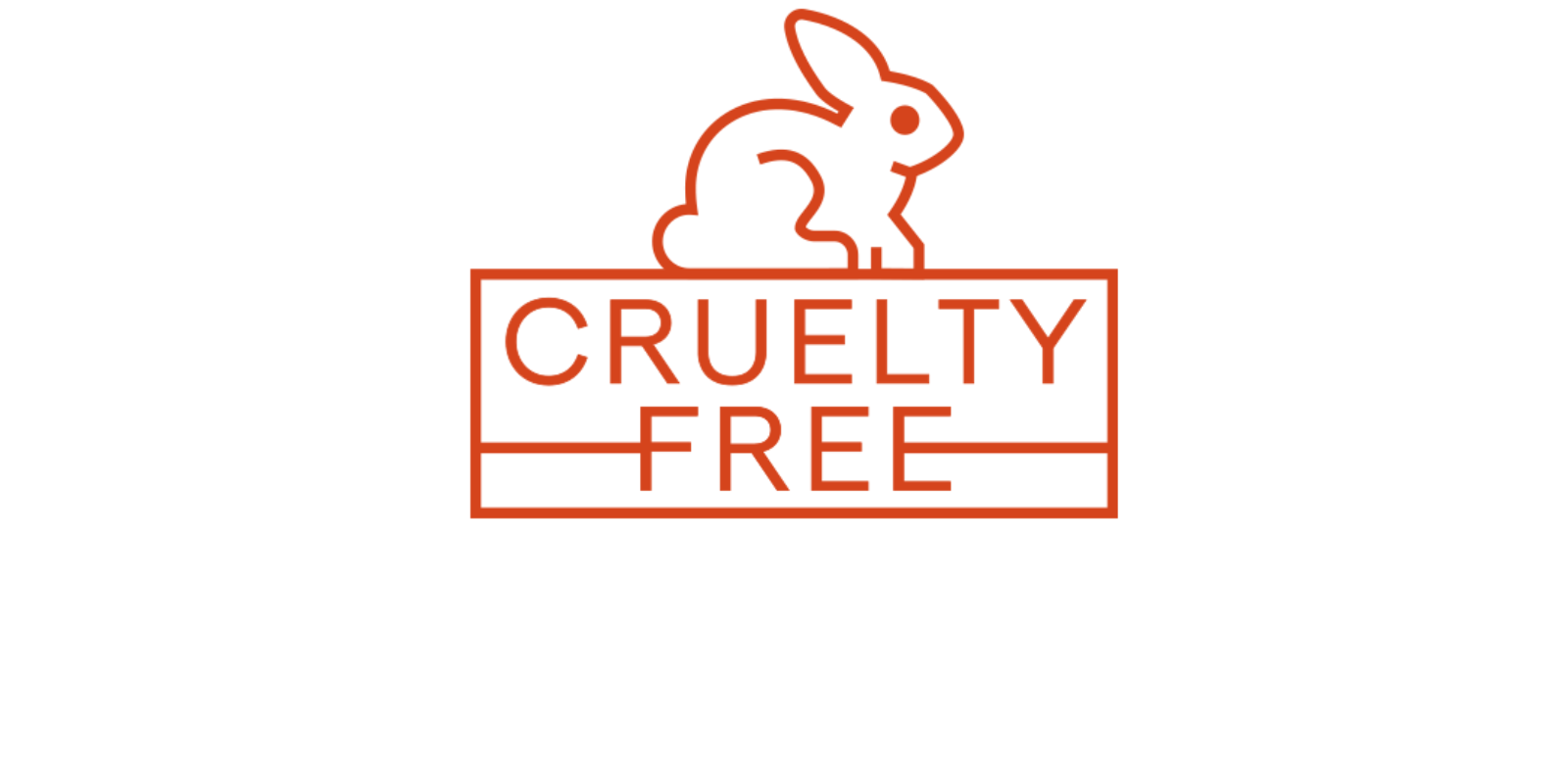 &Better's 'Cruelty-Free' logo, signifying the brand's commitment to ethical practices by ensuring that no animal testing is involved in the creation of their personal care products