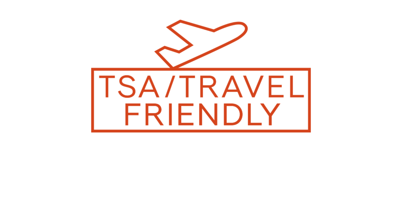 &Better's 'Travel-Friendly' logo, indicating the brand's commitment to creating compact, easy-to-carry personal care products suitable for on-the-go use and travel