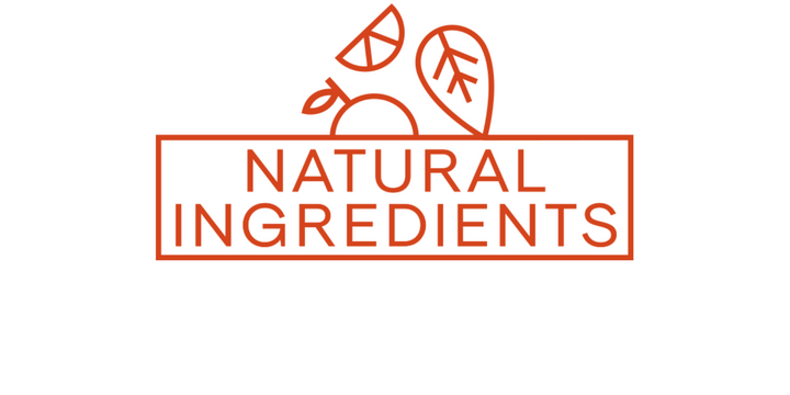 &Better's 'Natural Ingredients' logo, symbolizing the brand's commitment to using all-natural, eco-friendly ingredients in their personal care products